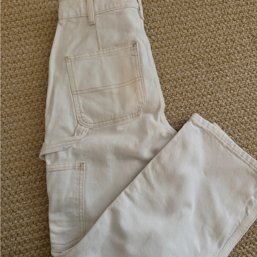 Hudson Jeans White “Cargo” Pants